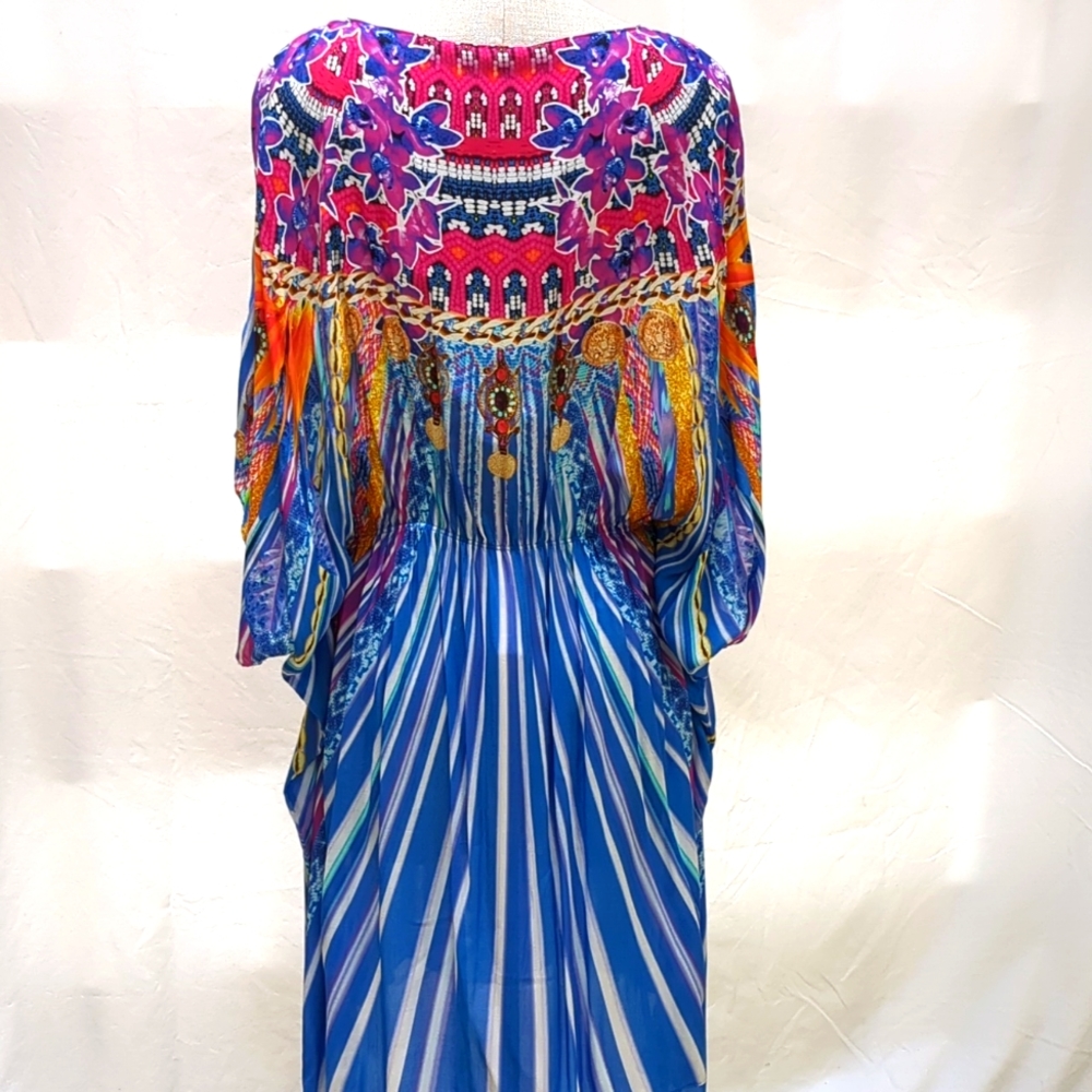 Gottex Sarasana Long Cover Up Popover in Size Large - Picture 4 of 8